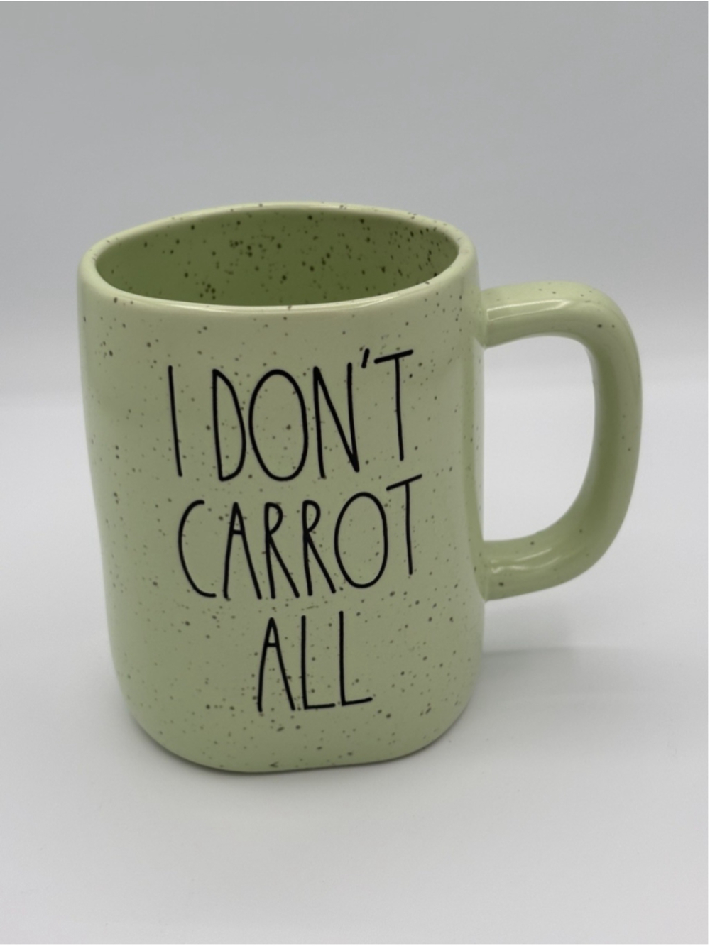 Rae Dunn Magenta “I Don’t Carrot All” Spring Minty Large Coffee Mug! 5”